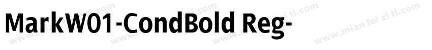 MarkW01-CondBold Reg字体转换